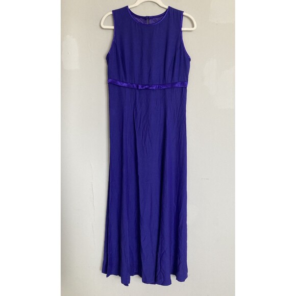 Jessica McClintock Sleeveless Gown Maxi Dress 12 Empire Waist Event Prom - Picture 2 of 16